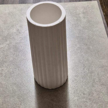 Gypsum Vase Cylinder Blank (Med)