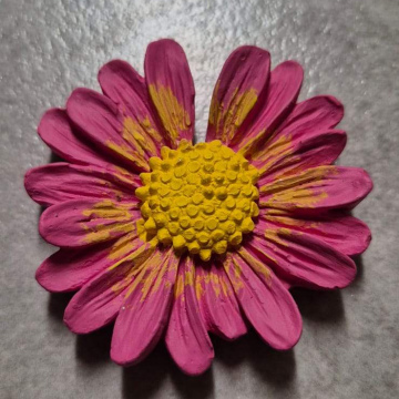 Gypsum Pink & Yellow Daisy (Med)