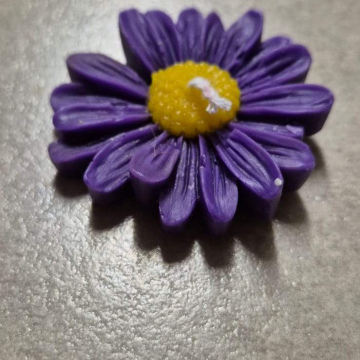 Candle Purple Daisy Candle