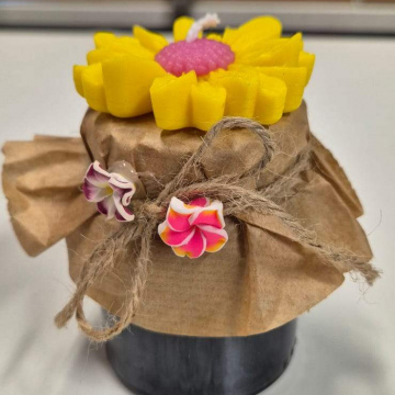 Candle Sunshine Daisy Jar Candle (Gel wax)